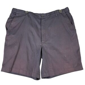 Italy Unbranded Shorts Super 100s Wool Cashmere Flat Front Dress Casual Mens L